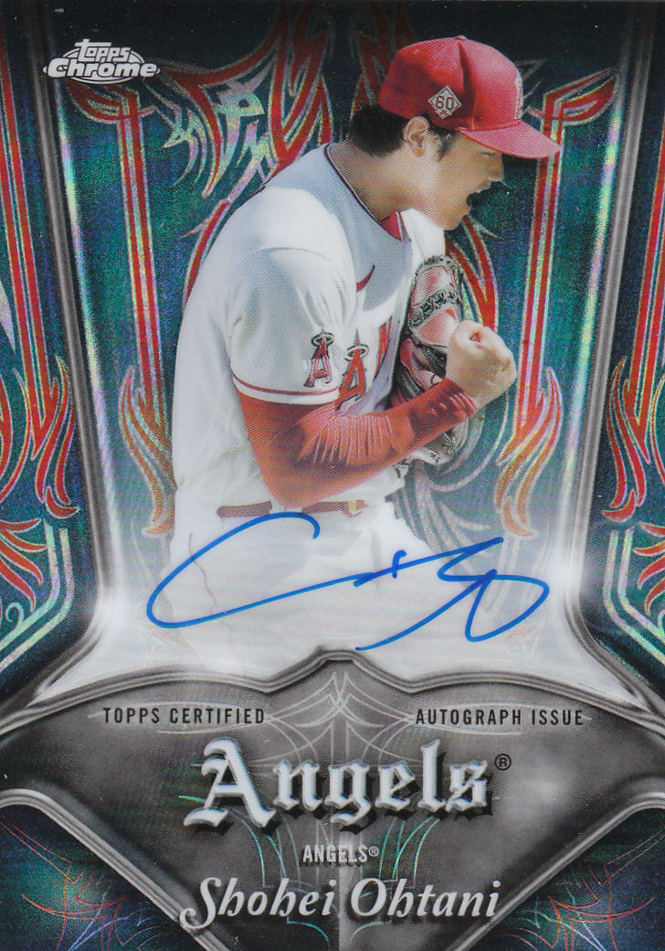 2022 Topps Chrome Club Plaques Autographs PASO Shohei Ohtani NMMT