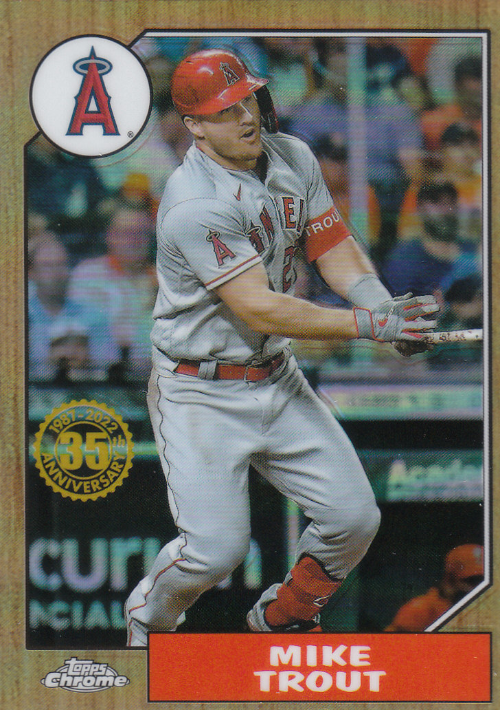 2022 Topps Chrome Baseball "'87 Topps" Insert Cards - Picture 2 of 41