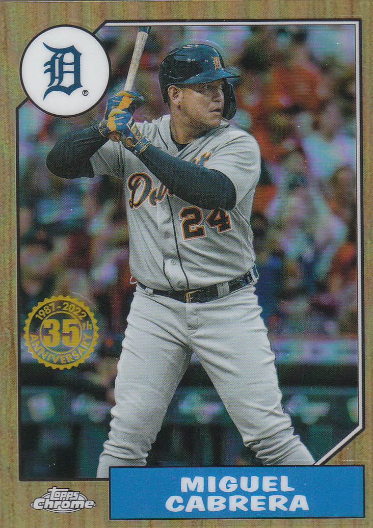 2022 Topps Chrome Baseball "'87 Topps" Insert Cards - Picture 6 of 41