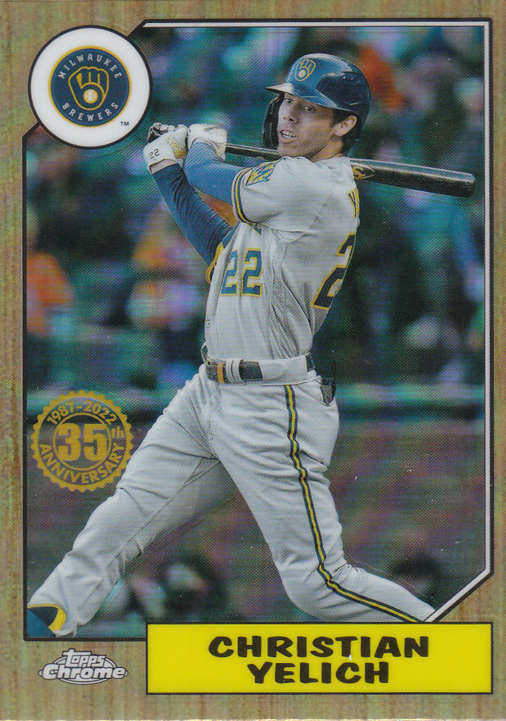 2022 Topps Chrome Baseball "'87 Topps" Insert Cards - Picture 12 of 41