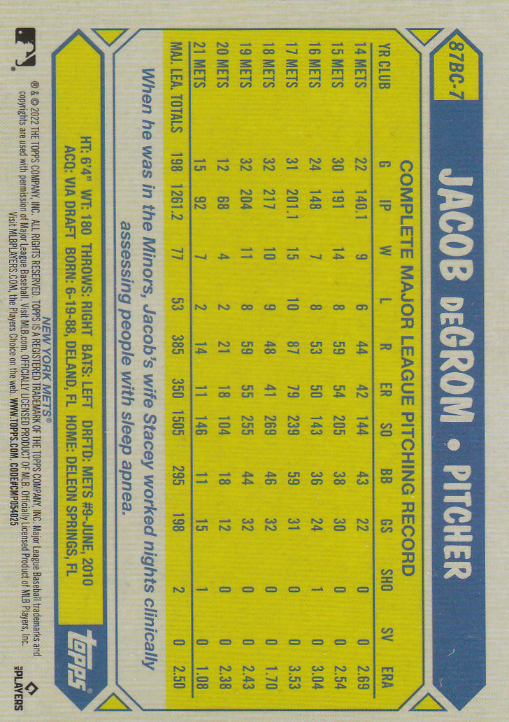 2022 Topps Chrome Baseball "'87 Topps" Insert Cards - Picture 15 of 41