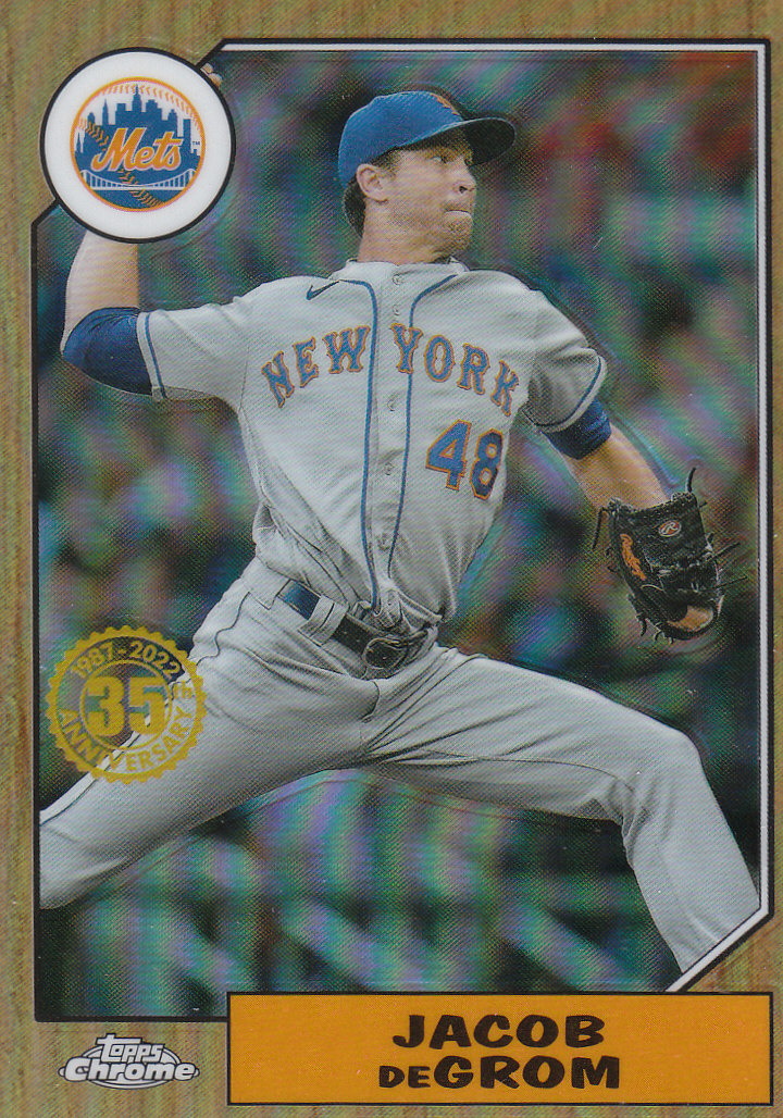 2022 Topps Chrome Baseball "'87 Topps" Insert Cards - Picture 14 of 41