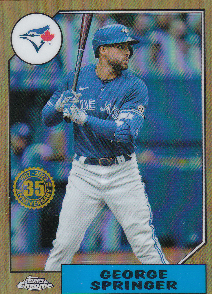2022 Topps Chrome Baseball "'87 Topps" Insert Cards - Picture 16 of 41