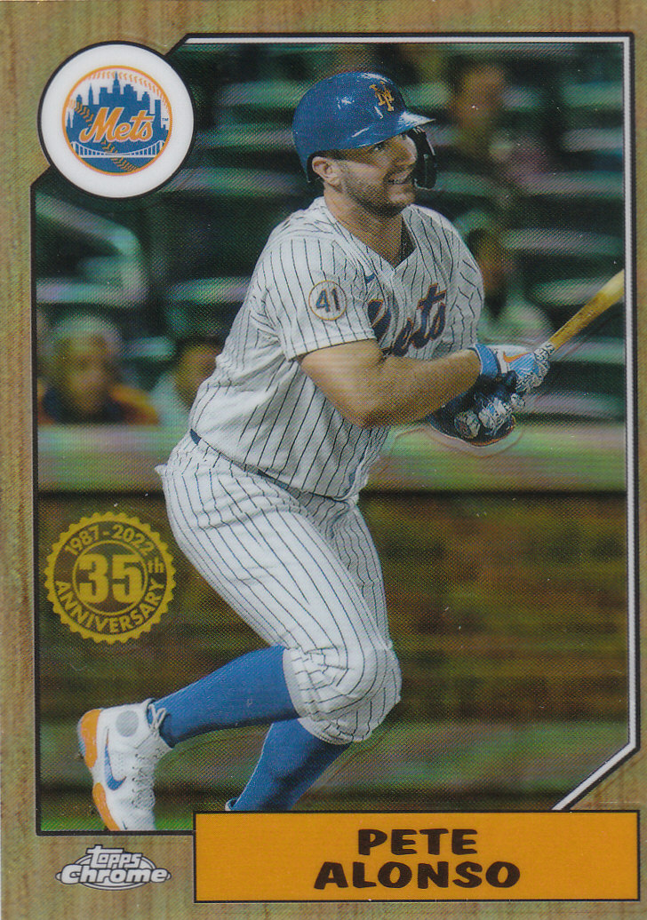 2022 Topps Chrome Baseball "'87 Topps" Insert Cards - Picture 20 of 41