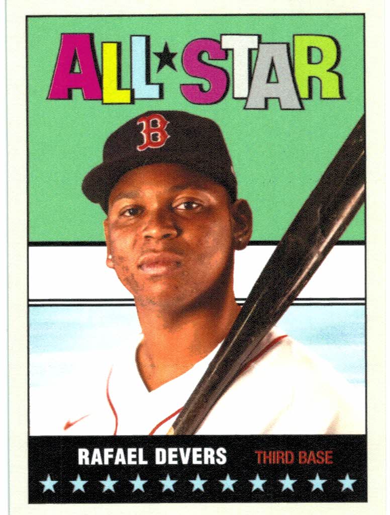 Rafael Devers Autographed Signed Boston Red Sox 617 Baseball