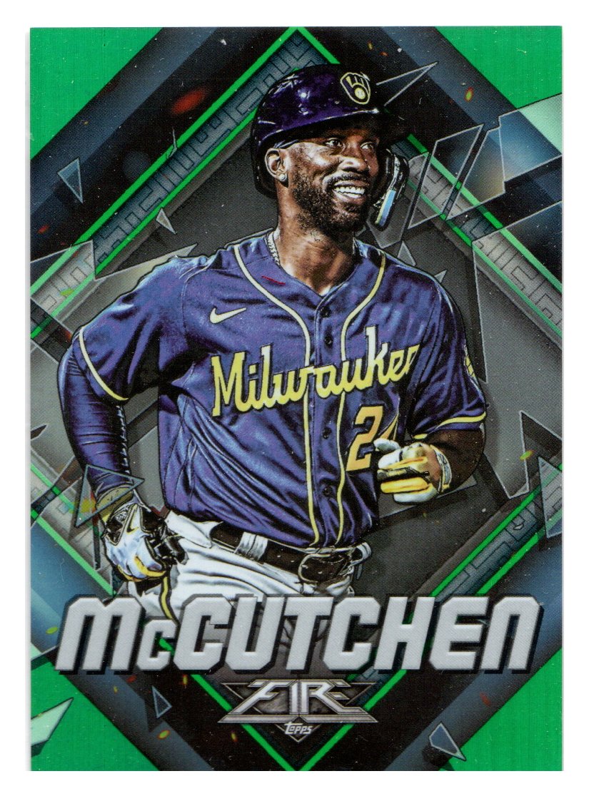 2022 Topps Heritage #508 Andrew McCutchen Milwaukee Brewers