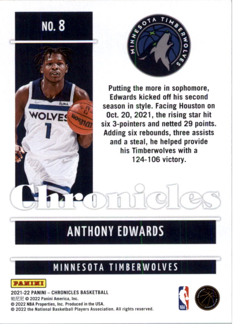 2021-22 Panini Chronicles Basketball Card Pick (Base) 1-309