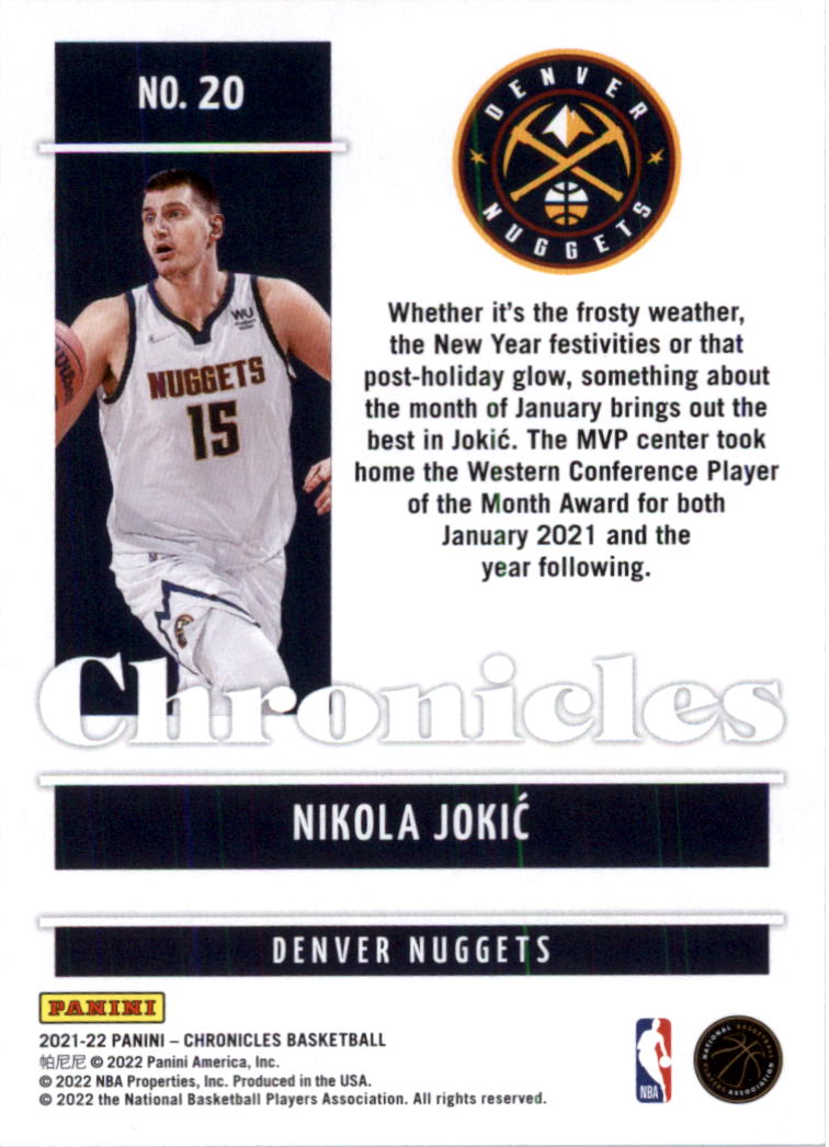 2021-22 Panini Chronicles Basketball Card Pick (Base) 1-309