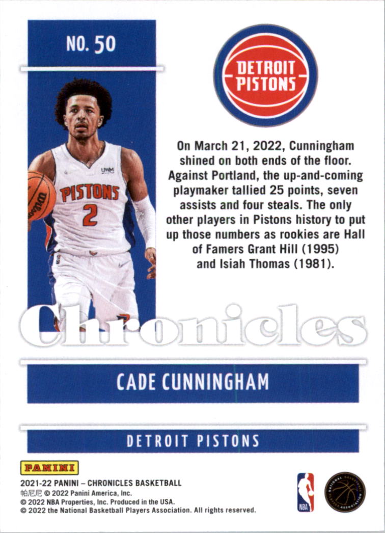 2021-22 Panini Chronicles Basketball Card Pick (Base) 1-309