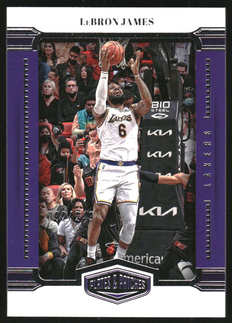 2021-22 Panini Chronicles #431 LeBron James/Plates and Patches