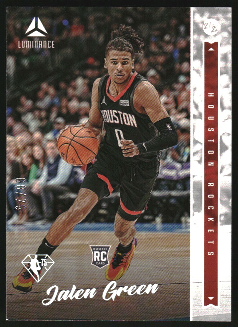 2021-22 Panini Chronicles 75th Anniversary #263 Jalen Green/Luminance