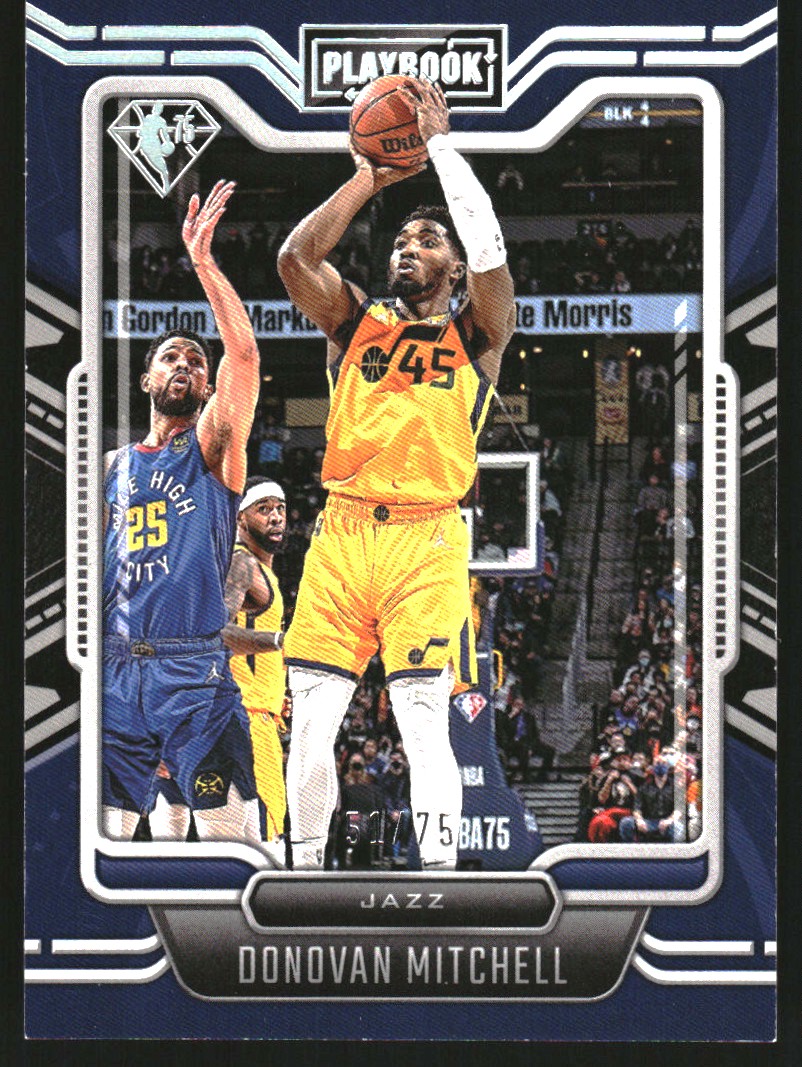 2021-22 Panini Chronicles 75th Anniversary #292 Donovan Mitchell/Playbook