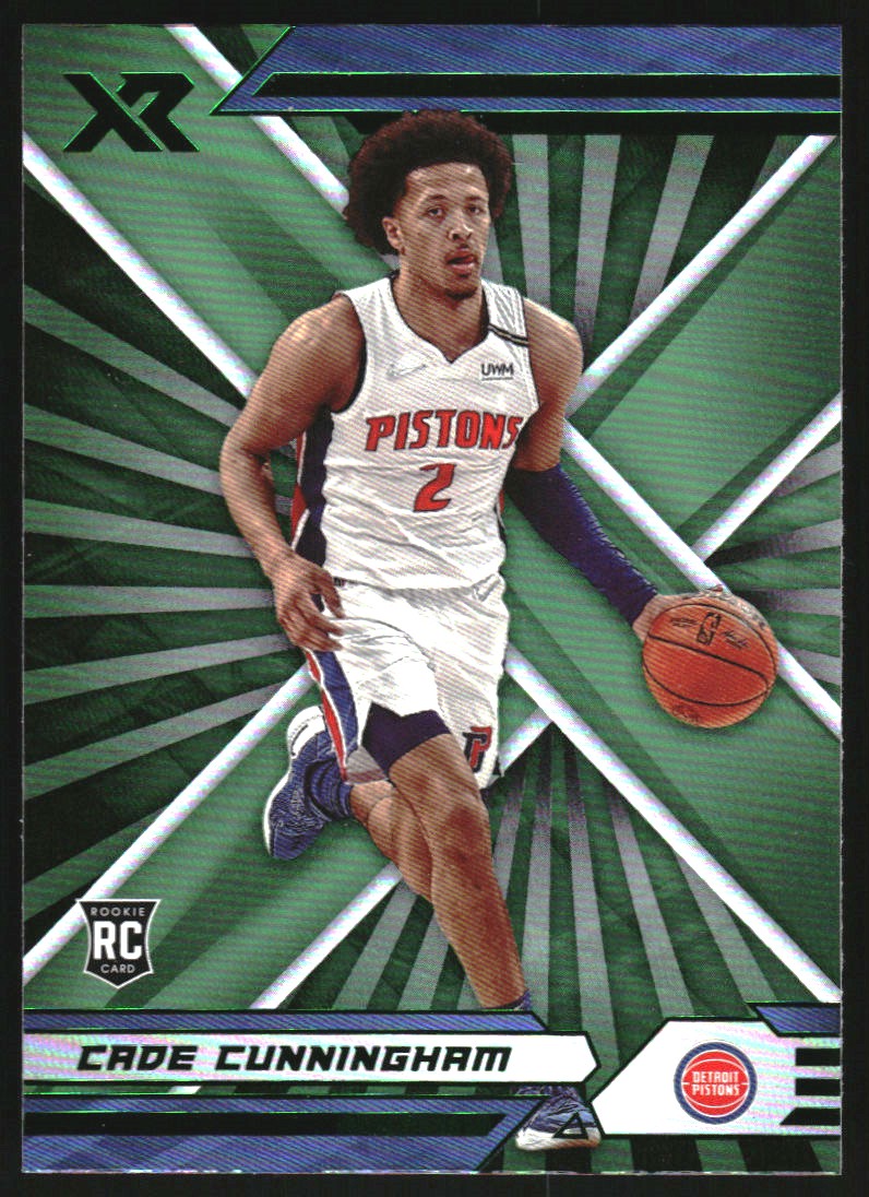 2021-22 Panini Chronicles Green #377 Cade Cunningham/XR