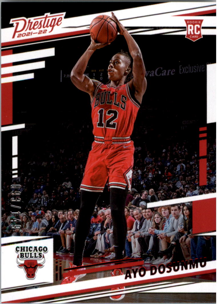 2021-22 Panini Chronicles Red #60 Ayo Dosunmu Prestige /149 - BSK