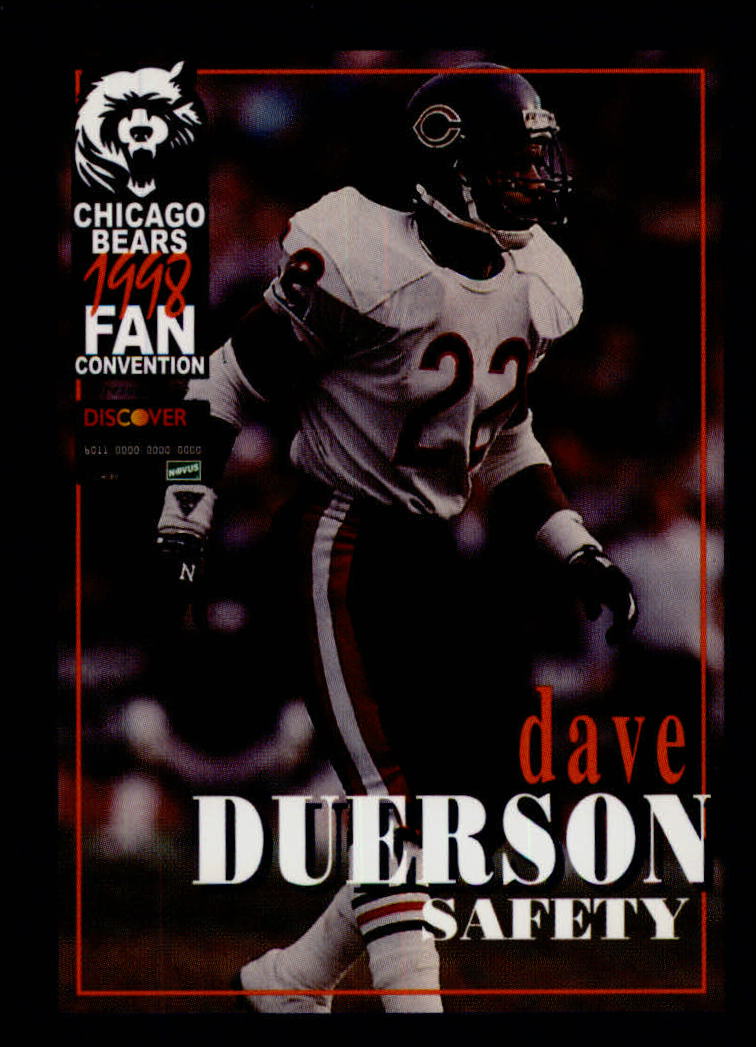 1998 Bears Fan Convention #15 Dave Duerson