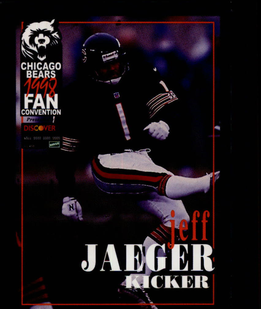 1998 Bears Fan Convention #24 Jeff Jaeger