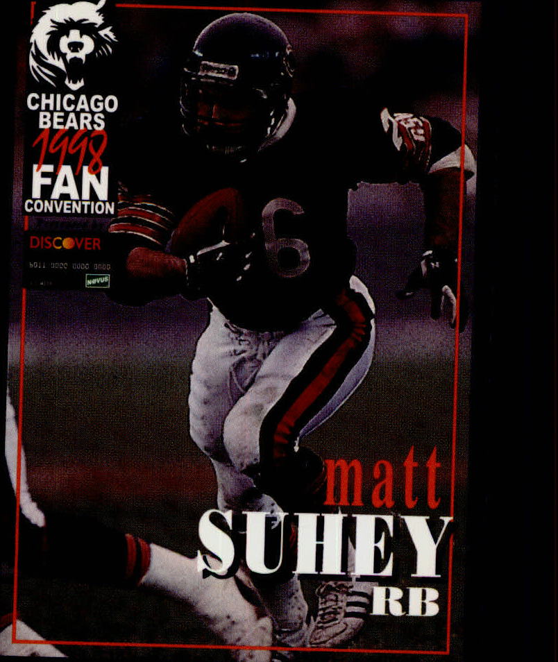 1998 Bears Fan Convention #46 Matt Suhey
