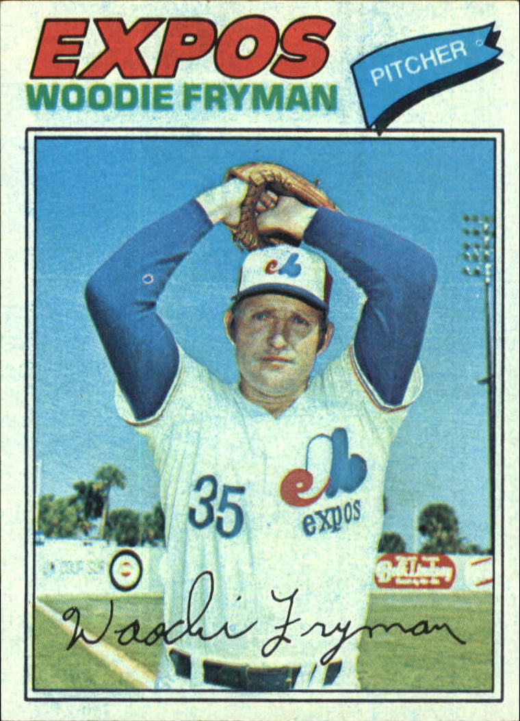 1977 Topps #28 Woodie Fryman Montreal Expos EX G52888 - EX