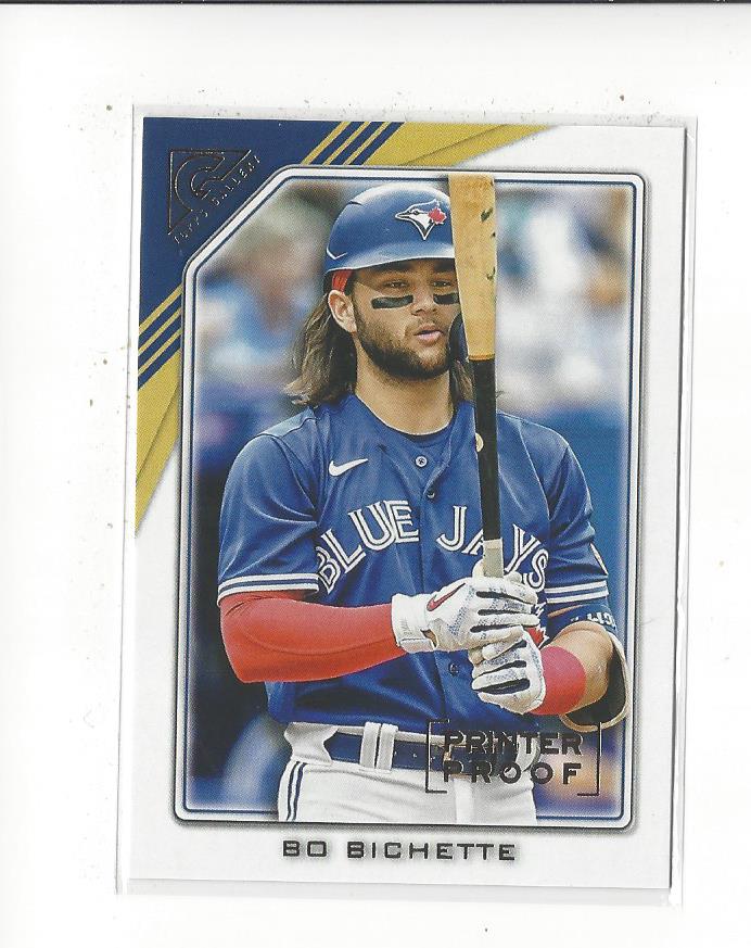 2022 Topps Gallery Printer Proofs #186 Bo Bichette