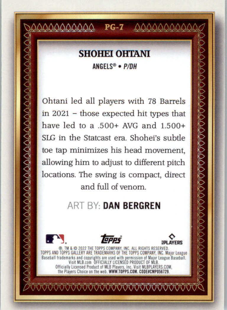 2022 Topps Gallery Baseball "Portrait Gallery" Insert and Parallel Insert Cards - Picture 7 of 13