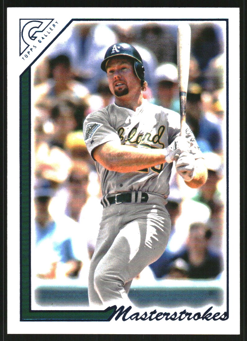 2022 Topps Gallery Masterstrokes Blue #MS12 Mark McGwire