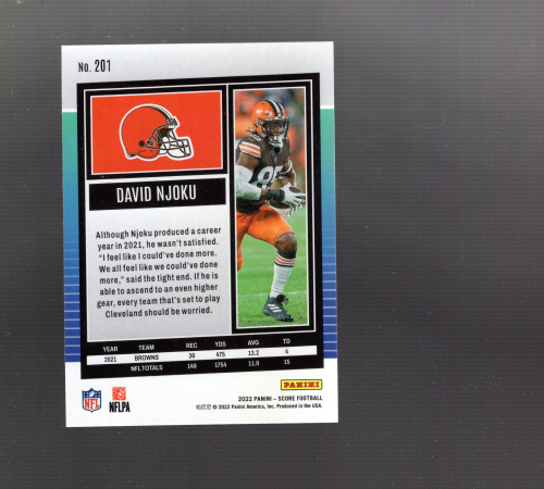 B2245- 2022 Score Football Cards 201-400 +Rookies -You Pick- 15+ FREE US SHIP - Picture 3 of 279