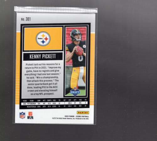 B2245- 2022 Score Football Cards 201-400 +Rookies -You Pick- 15+ FREE US SHIP - Picture 111 of 279