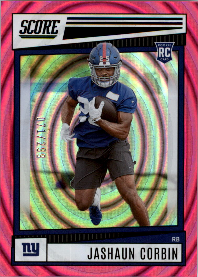 Jashaun Corbin - 2022 Score ROOKIE #348 - New York Giants RC