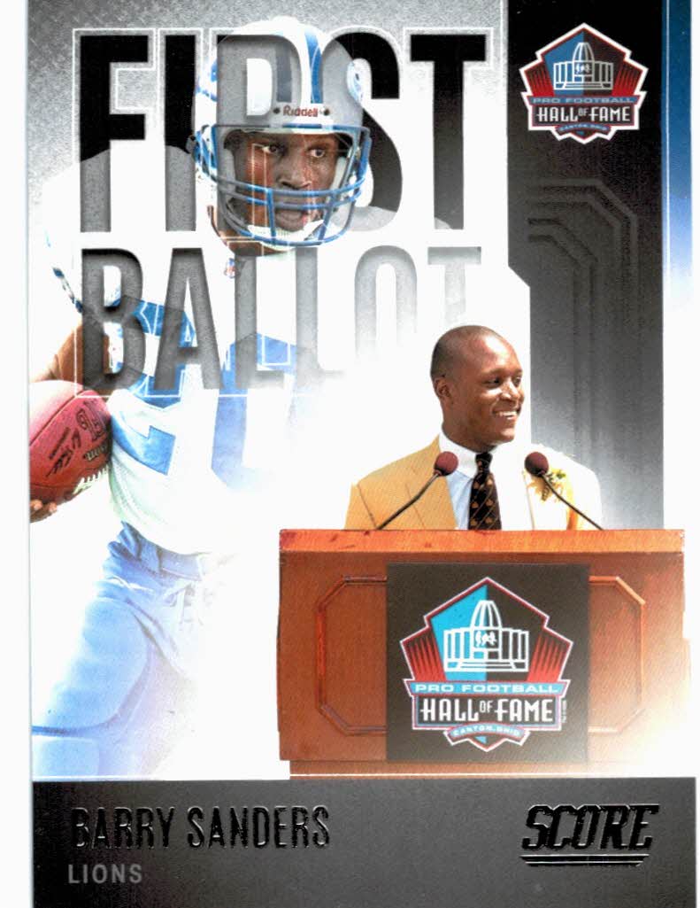 2022 Score First Ballot 5 Barry Sanders NMMT The Dugout