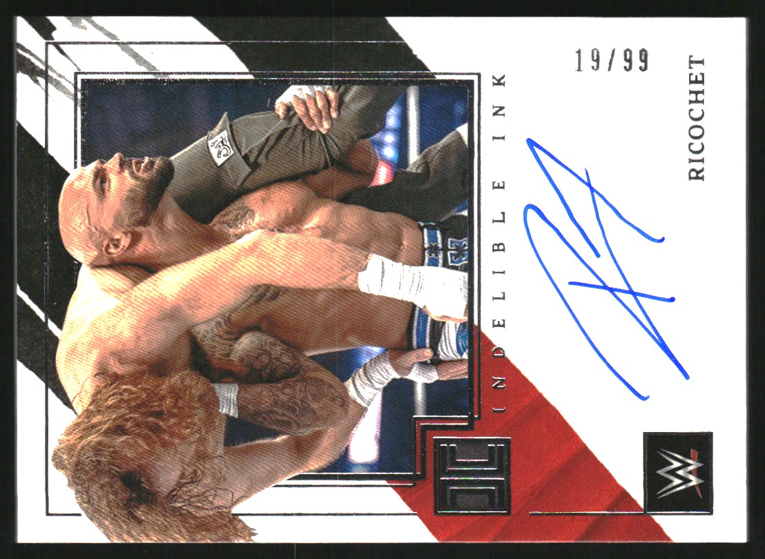 2022 Panini Impeccable WWE Indelible Ink #INRCO Ricochet