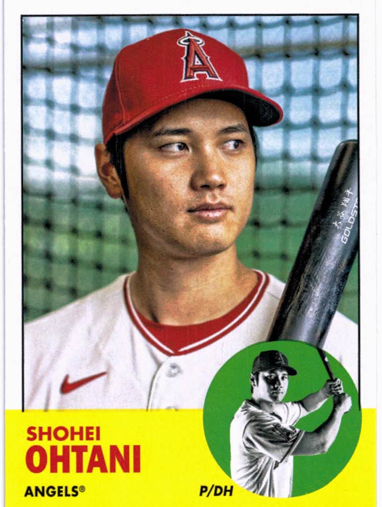 SHOHEI OHTANI TOPPS 2022 SERIES 1 visual data 5