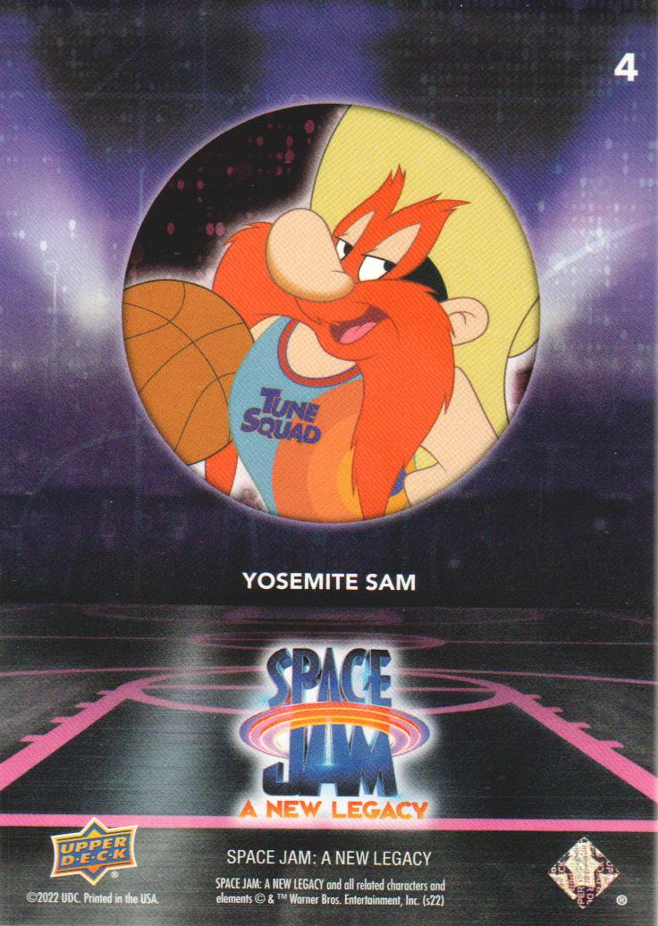 2021 Upper Deck Space Jam A New Legacy Neon Orange 4 Yosemite Sam NM