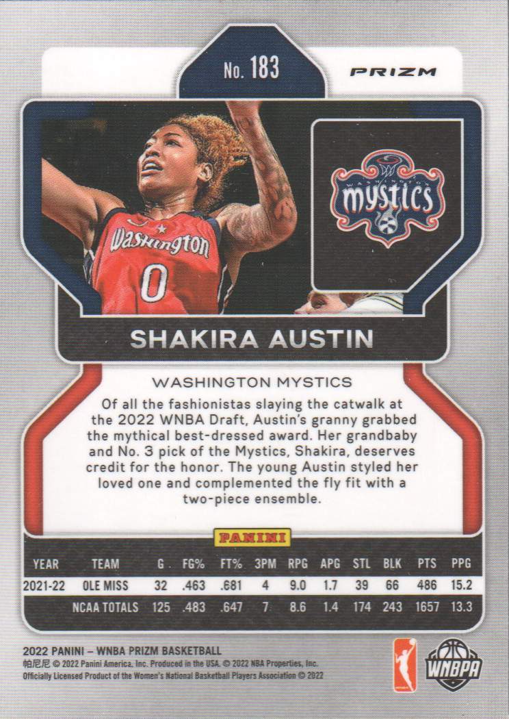 2022 Panini Prizm WNBA Trading Cards Prizms Hyper: Pick From List - Picture 41 of 45