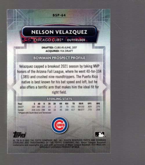 B5107- 2022 Bowman Sterling Baseball Assorted Cards -You Pick- 15+ FREE US SHIP - Picture 37 of 177