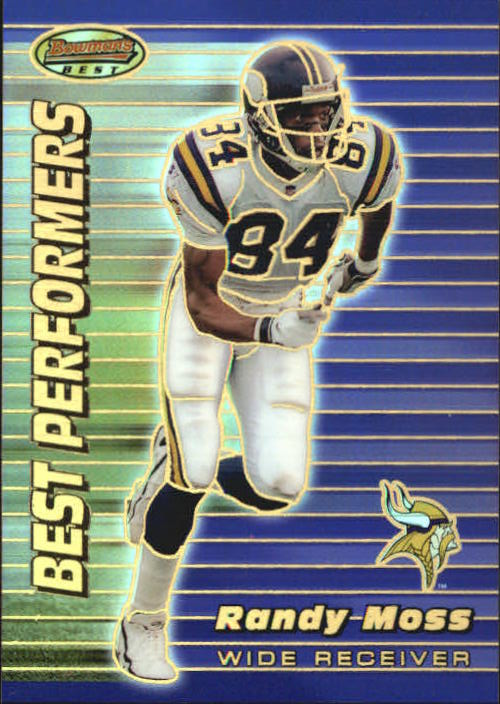 1999 Bowman's Best Refractors #92 Randy Moss BP