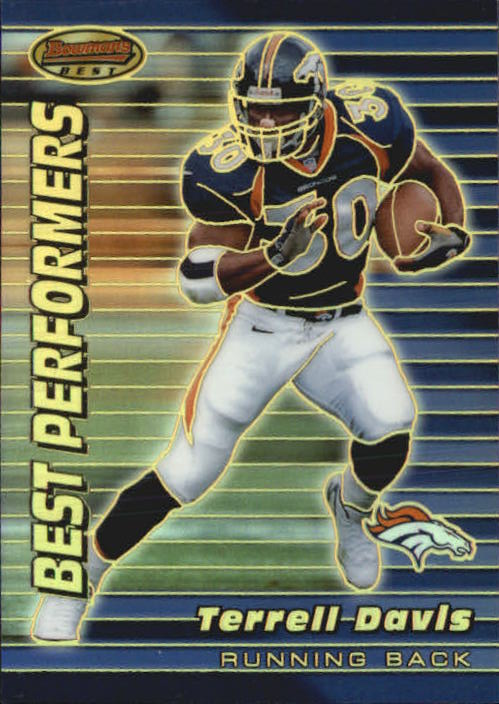 1999 Bowman's Best Refractors #93 Terrell Davis BP