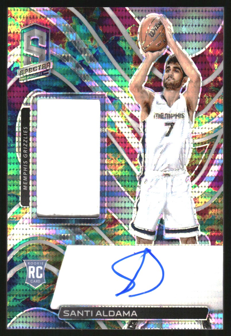 2021-22 Select Prizms Silver #101 Santi Aldama on Fanatics Collect