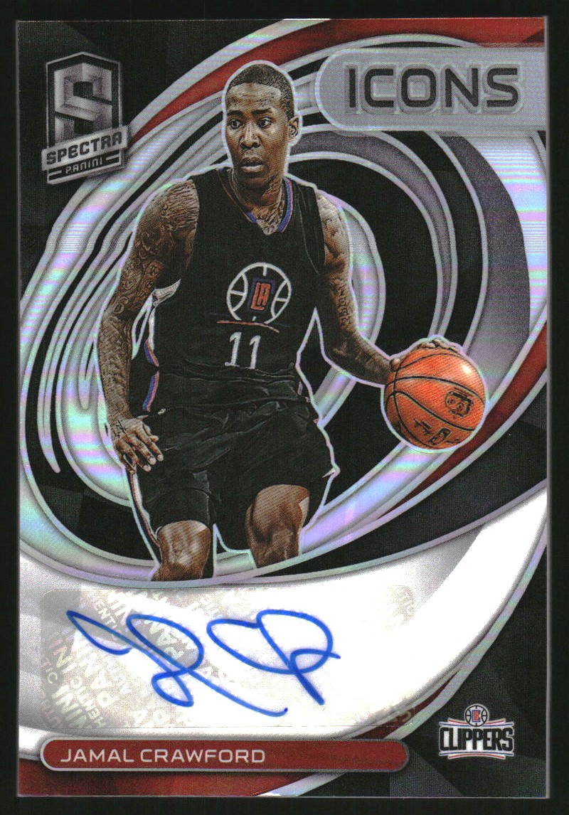 2021-22 Panini Spectra Icons Autographs #18 Jamal Crawford/75