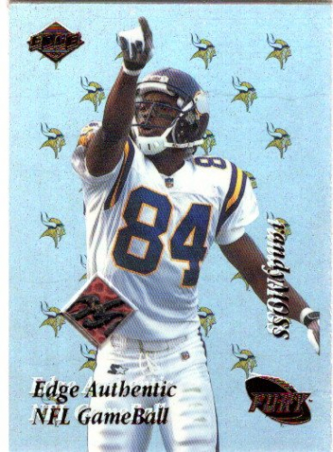 1999 Collector's Edge Fury Game Ball #RM Randy Moss