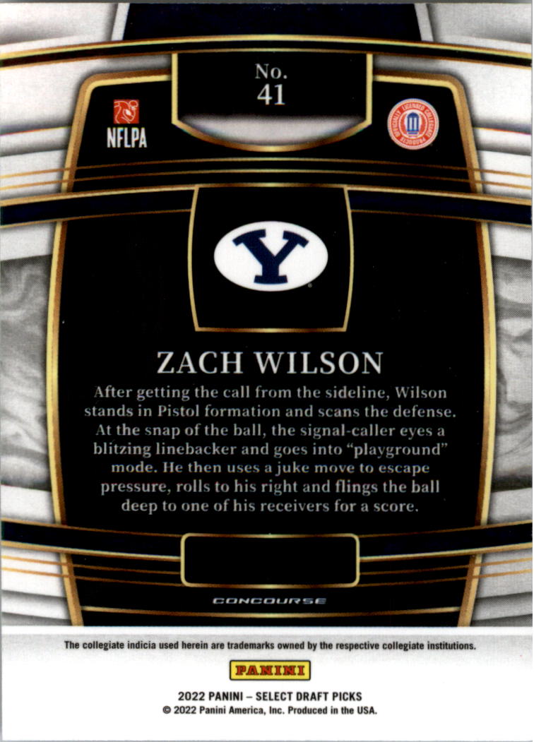 2022 Select Draft Picks Blue Football Card Pick