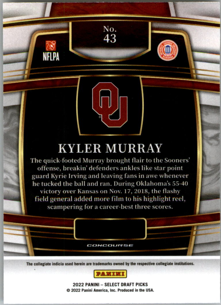 2022 Select Draft Picks Blue Football Card Pick