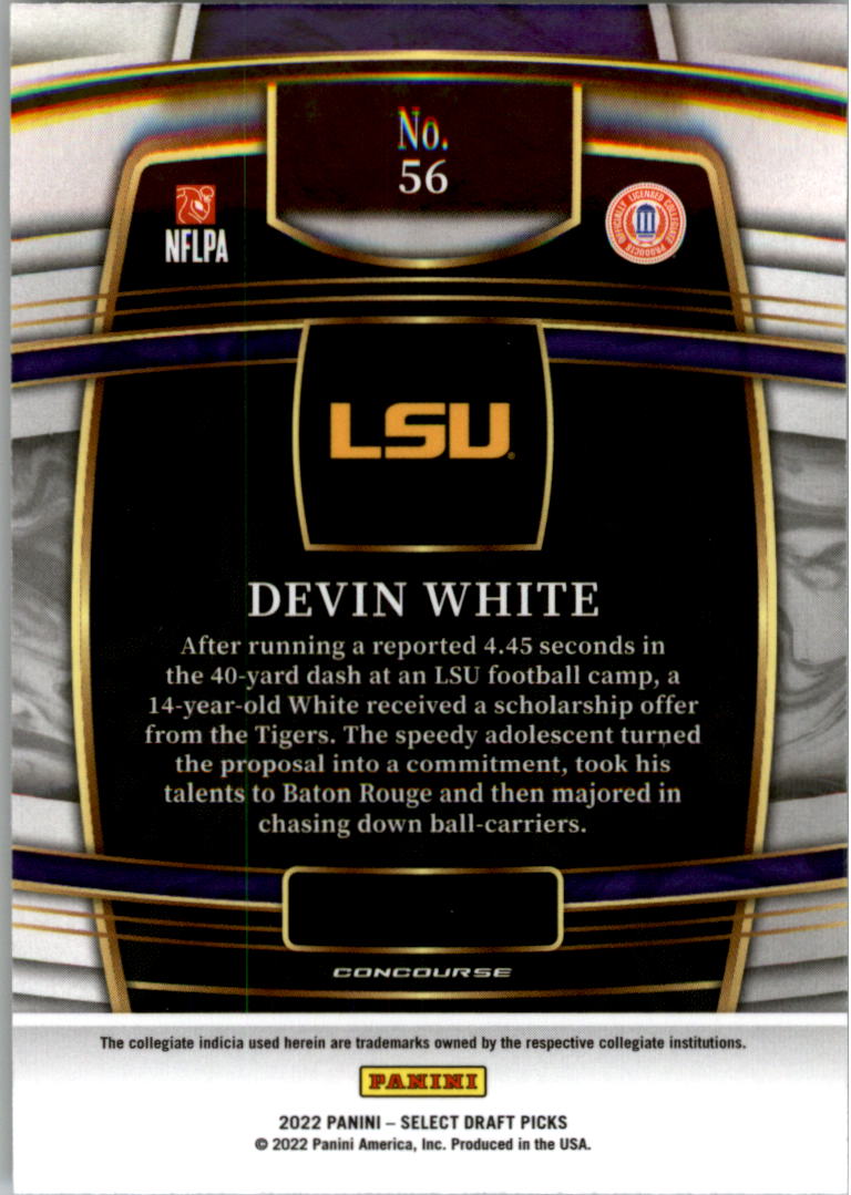 2022 Select Draft Picks Blue Football Card Pick