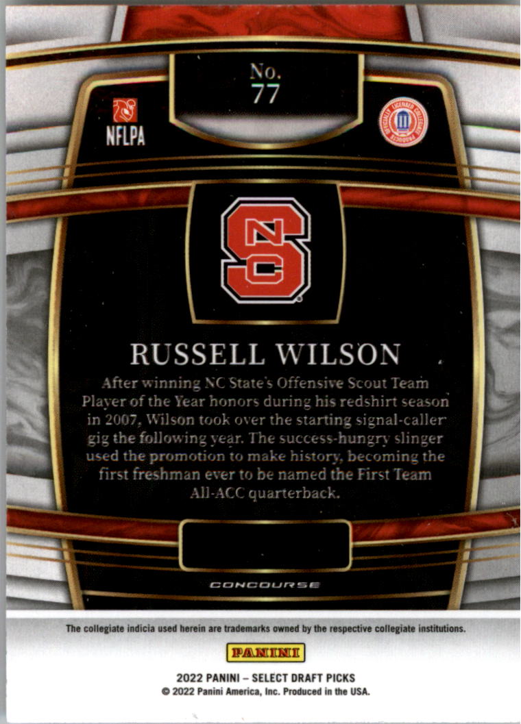 2022 Select Draft Picks Blue Football Card Pick