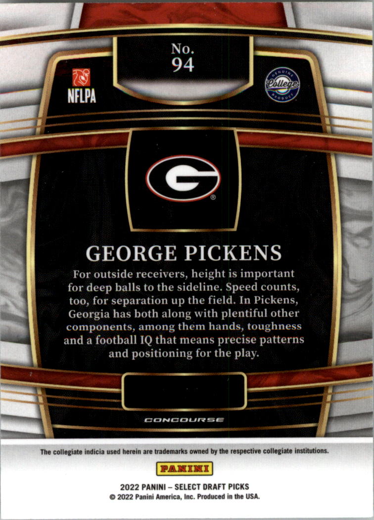 2022 Select Draft Picks Blue Football Card Pick