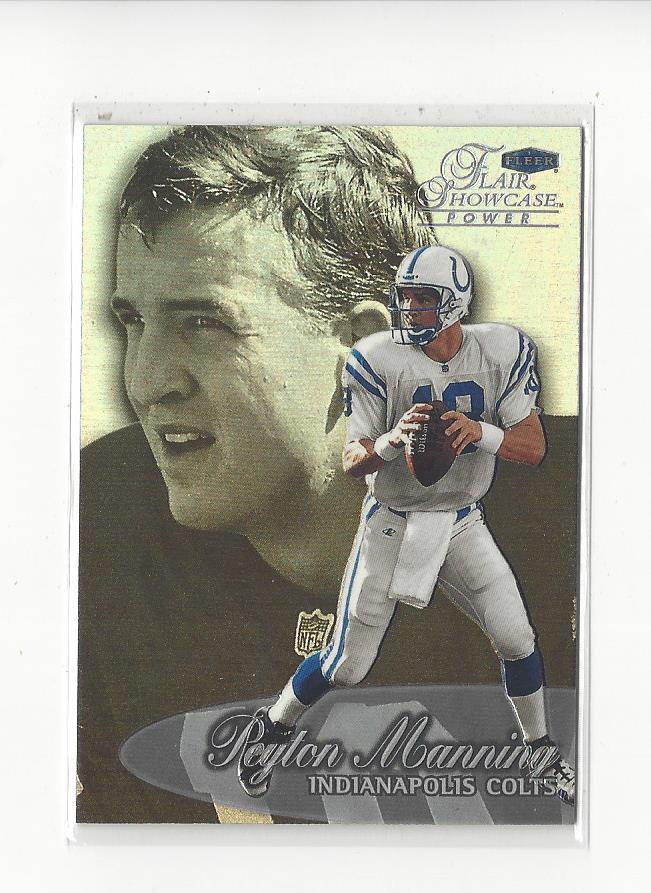 1999 Flair Showcase #18 Peyton Manning PW