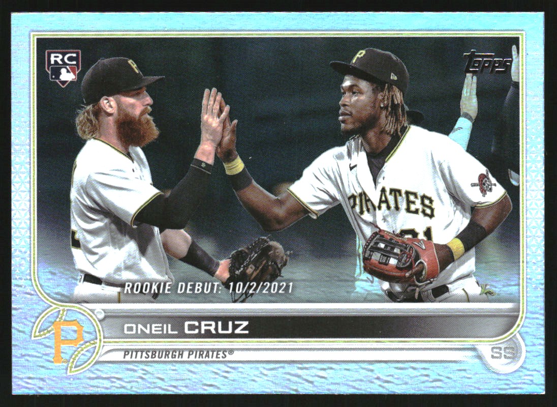 2022 Topps Update Rainbow Foil #US113 Oneil Cruz RD
