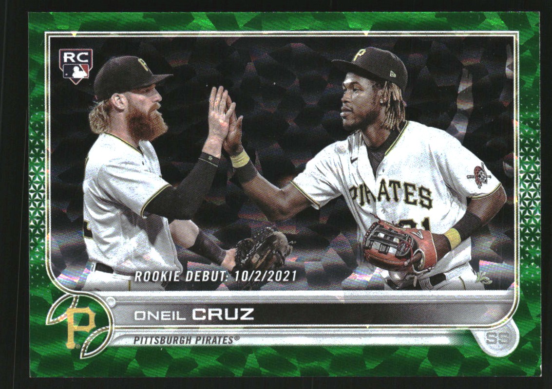 2022 Topps Update Green Foil #US113 Oneil Cruz RD