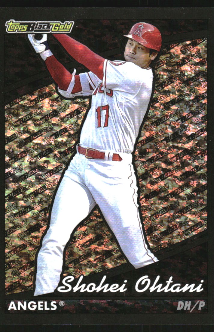 2022 Topps Update Black Gold Black BG1 Shohei Ohtani NMMT Burbank