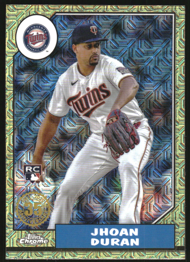 2022 Topps Update '87 Topps Silver Pack Chrome #T87C62 Jhoan Duran