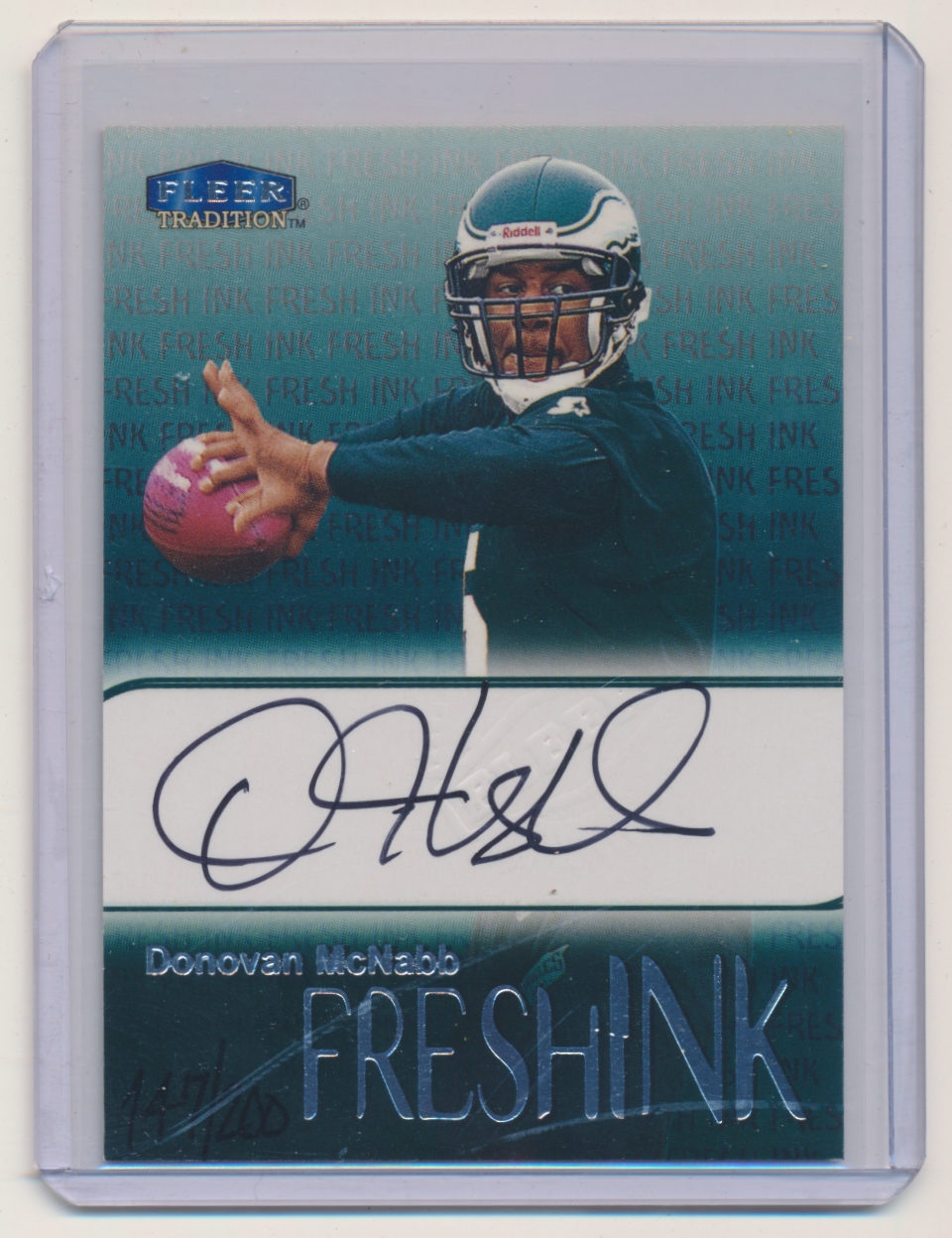 1999 Fleer Tradition Fresh Ink #11 Donovan McNabb - NM-MT